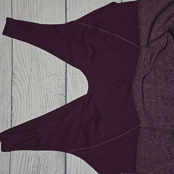 Lululemon Women's Hustle & Bustle Tank Top w/ Drawstring Waistband Purple Size 4 - Picture 3 of 8